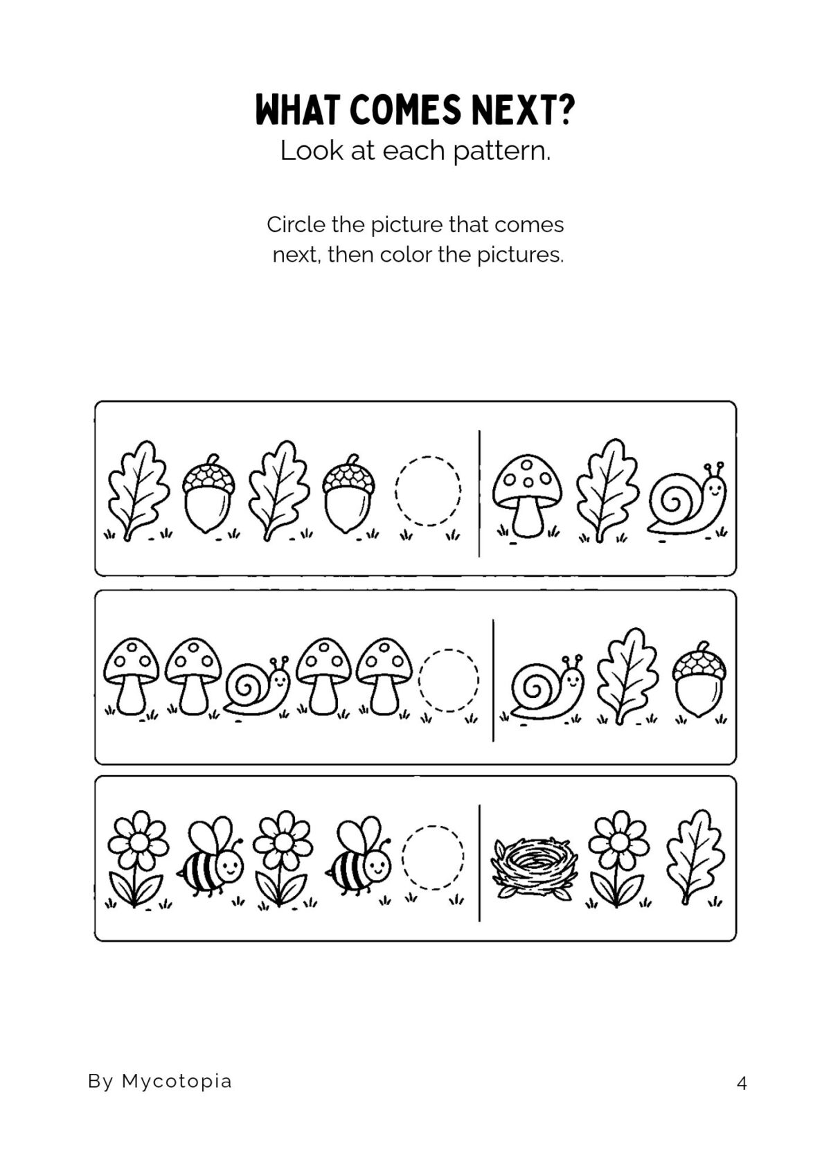 MATCH THE SHADOWS (1) Forest Floor Activity Book: Ages 4–5